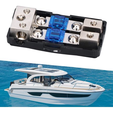 Porte-fusible audio voiture avec couvercle anti-poussière pour bateaux, camions et yachts
