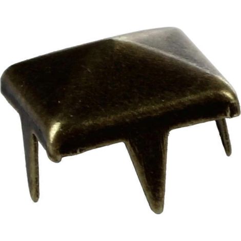 Rivets pyramidaux en métal bronze gothique 100 x 8 mm à faire soi-même. Idéal pour décorer sacs, ceintures, bracelets en cuir, chaussures, etc. (1/5)
