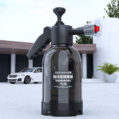 Distributeur De Mousse Pour Lavage Auto - 2 L - Raccord Universel - 5 Modes De Pulvérisation - Pour Voitures Bateaux Et Mobilier De Jardin (1/5)