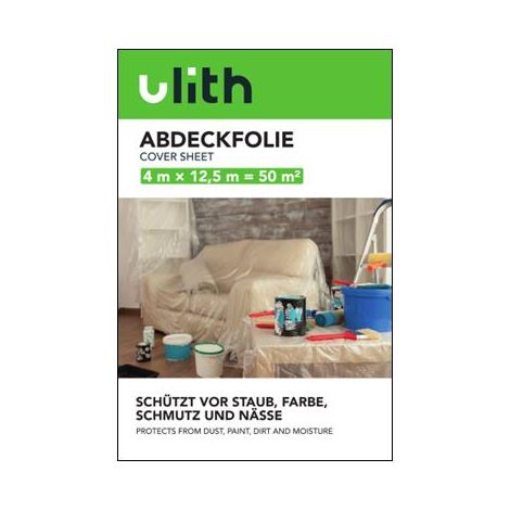 Ulith Abdeckfolie 4 x 12,5m = 50 m² 1024540