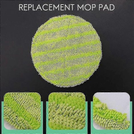 AURA Lot de 10 lingettes de rechange pour balai électrique sans fil - éponge de rechange (1/5)