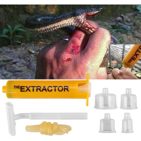 Extracteur de Venin Portable - Aspirateur à Poison pour Piqûres d'Insectes et Morsures (1/5)