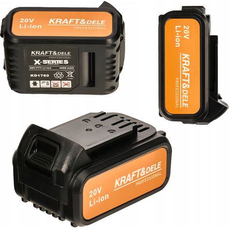 Batería de iones de litio de 4000 mAh y 20 V de la serie X KD1760 (1/5)