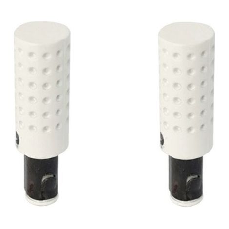 tappi terminali per barra fermavetro, diam. 10 mm, bianco Design, CESSOT CESSOT