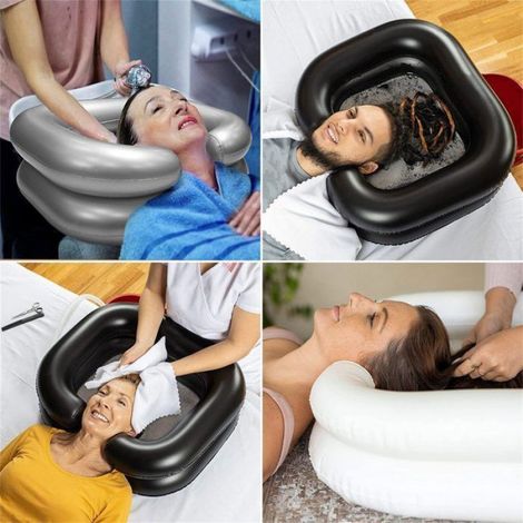 Bac À Shampoing - Gonflable - Pour Personnes Alitées Et Handicapées - 1 Pièce (1/5)