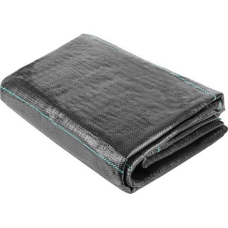 GENERIC-Paillage pour plante Toile De Paillage, Toile Anti-Mauvaises Herbes En Polypropylène 1m X 5m, Geotextile Anti Repousse 75g/M², Tissées Anti-Uv, Perméable Résistant À La Déchirure(Lot De 2) (1/5)