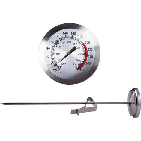 GALPADA Thermomètre Alimentaire Inox 23 Cm Pour Cuisson Précis (1/5)