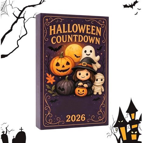 Mini calendario dell'Avvento di Halloween in acrilico 2D. (1/5)