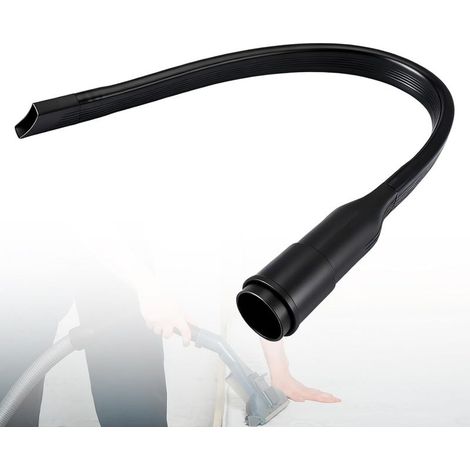 Suceur plat extra long flexible avec connexion 35mm, Long Flexible Suceur Aspirateur pour Tous Les Aspirateurs, Embout Aspirateur Universel, pour Le Nettoyage Sous Les Meubles et Les Sièges de Voiture (1/5)