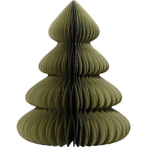 Deko Baum aus Papier grün 48 x 60 cm Figur
