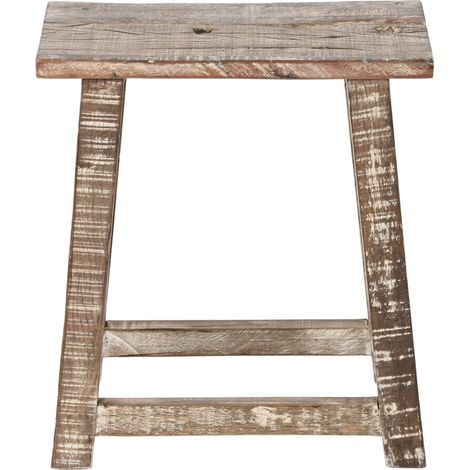 Mesita Auxiliar Madera Reciclada 45X25X51 Decape (1/4)