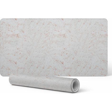 Alfombrilla protectora para escritorio, teclado y rat贸n, textura delicada, 120x60 cm.