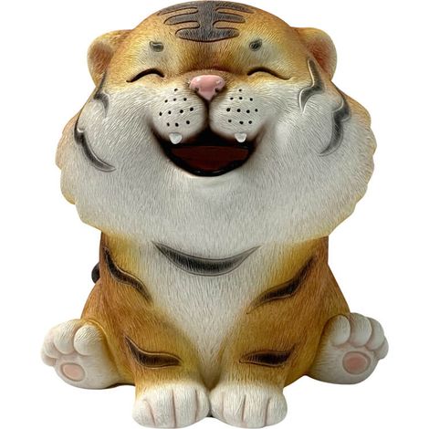 Niedliches Tiger-Sparschwein zum Aufreißen für Kinder