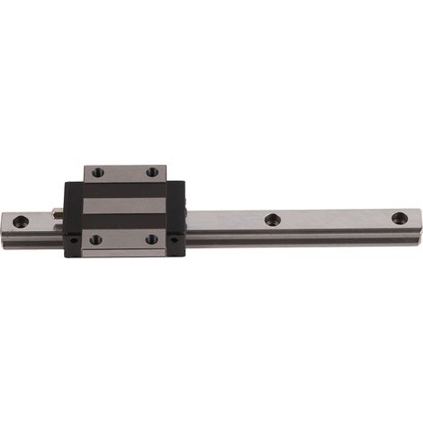 Ce kit de rail de guidage linéaire de 200 mm/7,9 pouces pour imprimantes 3D est fabriqué en acier à roulement résistant à la rouille et à la corrosion et comprend un ensemble de rail de guidage à mouv (1/5)