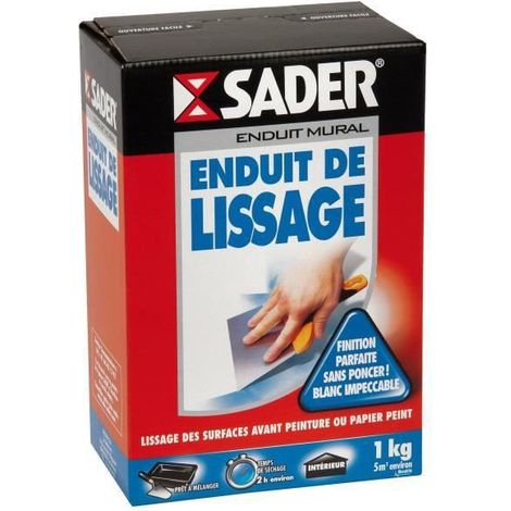 Enduit de lissage Sader 1kg (1/3)