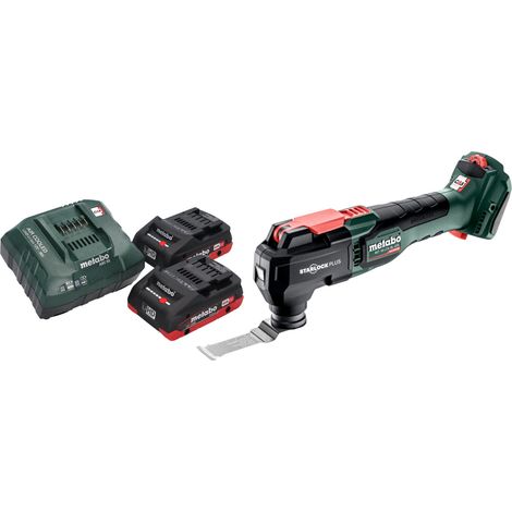 Metabo MT 18 LTX BL QSL Multitool a batteria 18 V Brushless Starlock Plus + 2x batteria LiHD 4,0 Ah + caricabatteria (1/5)