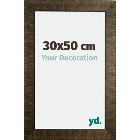 yd. - Cadre photo 30x50 - Champagne Brosse - Bois - Leeds (1/5)
