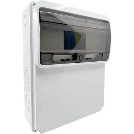Coffret pour prise industrielle étanche IP54 IK10 - 1 rangée de 11 modules - 300x230x115mm (1/5)
