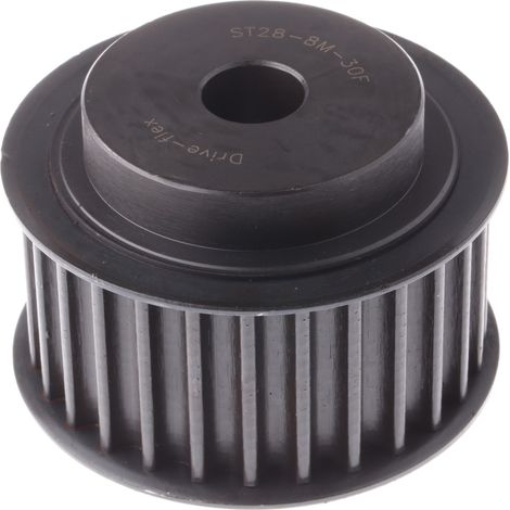 Poulie pour courroie crantée en Acier 28 dents , pas de 8mm, alésage 15mm ( Prix pour 1 )