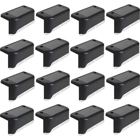 Juego de 16 luces LED solares impermeables para terraza, para uso exterior - Marca - Modelo - ABS - IP65 (1/5)
