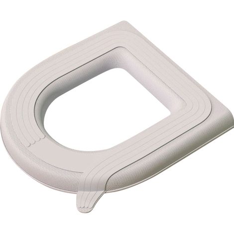 Coussin Pour Abattant De Toilette - En EVA Souple Et Élastique - Adapté Aux Abattants Ronds U Et Rectangulaires - Avec Poignée - Lavable - 1 Pièce (1/5)