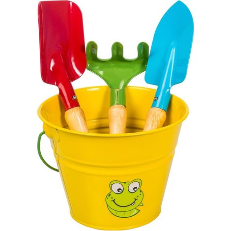 Set attrezzi e secchiello giallo KIDS GARDEN (1/2)