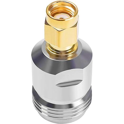 Adaptateur de connecteur coaxial RF droit SMA mâle vers N femelle (1/5)