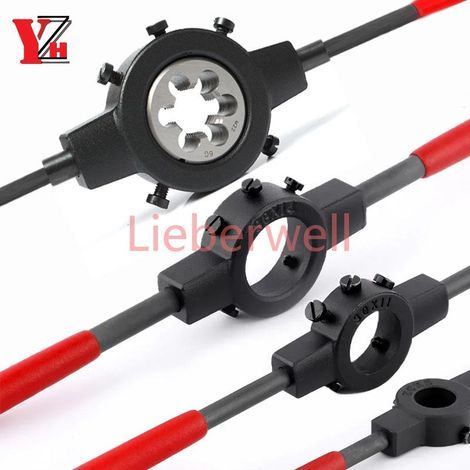Dallas-M20 YZH Adjustable Round Die Press, High Hardness Steel Accessories, Die Material, Threading Tools, (1/5)