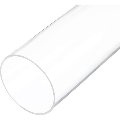 Tube En Plastique Rigide Transparent 66mm x 70mm(2.6" x 2 3/4") Tube Acrylique Rond Tube En Polycarbonate, [pour Plumbing, Hydraulics, Aquarium, DIY] (1/5)