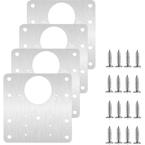 Kit de réparation charnières porte placard cuisine avec supports