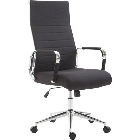 Fauteuil de bureau Kolumbus tissu Noir (1/5)