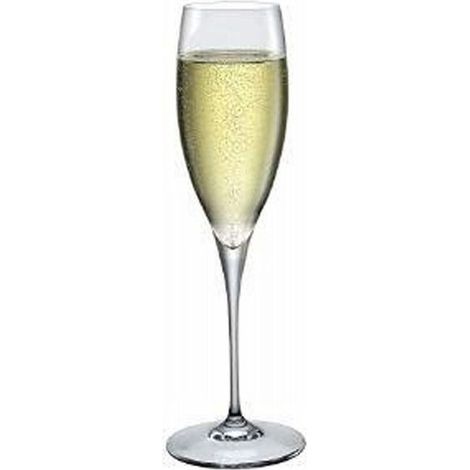 Bormioli Rocco RBR8901 Premium Set 6 Calici Flute Champagne 26 cl Star Glass lavabili in lavastoviglie