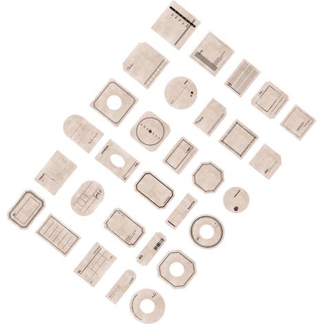 Set mit 150 Vintage-Stickern für Scrapbooking, verschiedene minimalistische und ästhetische Designs, einfach anzubringen, ideal für Notizbücher, kreative Tagebücher und als Geschenk – Typ 1 (1/5)