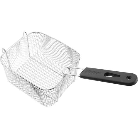 Panier à friture en acier inoxydable avec poignée amovible (1/5)