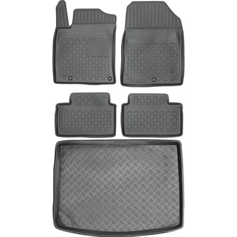 Juego de alfombrillas para Kia Ceed III Hatchback de 2018: alfombrilla para coche + alfombrilla para maletero. (1/5)