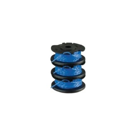 3 Pack Bobine Fil Coupe Bordure remplacements pour Ryobi + AC14RL3A 18v 24v 40v Coupe Bordures, Bobine Ø 1,65mm, Longueur 3,3m (3 Bobine Fil Coupe Bordure) (1/5)