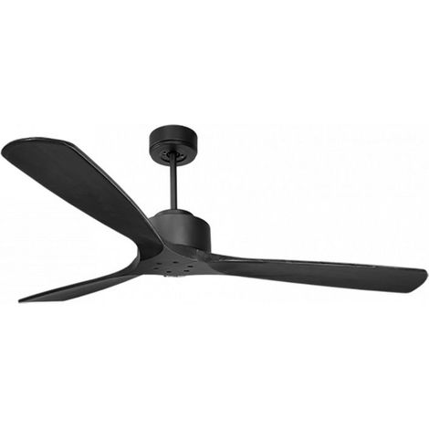 Modulo de KlassFan - Super destratificateur et ventilateur DC 166 cm Gris basalte pales bois noir sans Lumière 30 à 60 m² (1/5)