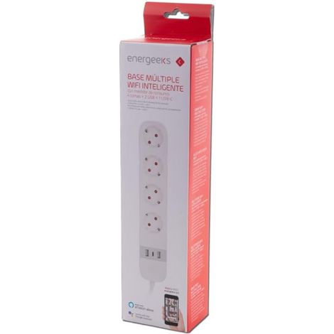 Energeeks Base múltiple 4 tomas Wifi