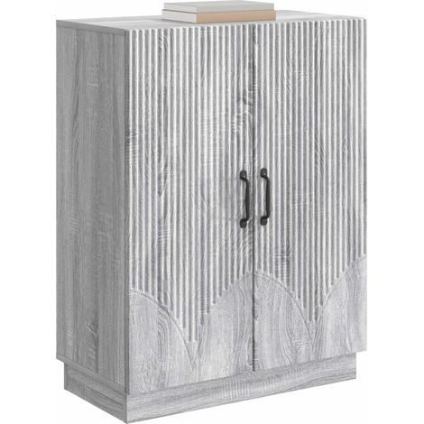 Sideboard/Anrichte/Buffet Graues Sonoma 66 x 34,5 x 87 cm Holzwerkstoff LXWW836177 (1/5)
