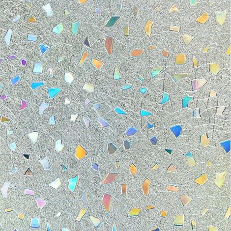Autocollants de fenêtre en gravier, autocollants statiques en verre, décorations de fenêtre, 45200cm (1/5)