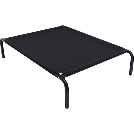 Lit surélevé pour chien en maille respirante, portable, démontable, capacité de charge 60 kg, lit de camping extérieur pour voyage (1/5)