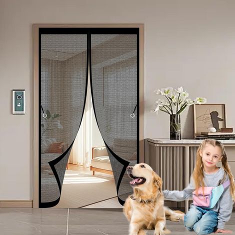 Moustiquaire Porte Coulissante 92 x 110 cm Anti-Moustiques (1/5)