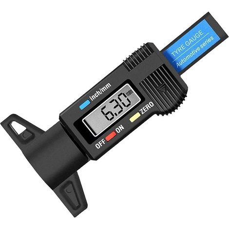 Jauge de Profondeur Numérique de Pneu Jauge Caliper LCD 0-25.4mm de Profondeur Numérique des Pneus Gauge pour Auto Moto Vans Camions (1/5)