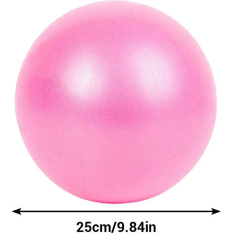 Ballon de yoga en PVC de 25 cm, mini ballon de fitness anti-éclatement, ballon d'équilibre pour le yoga (1/5)
