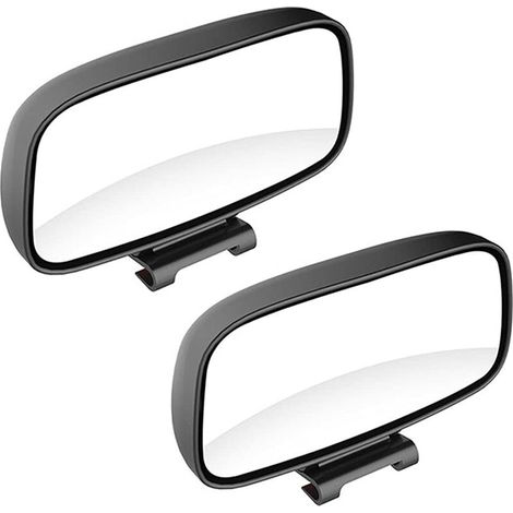 Blind Spot Mirror, Car Blind Spot Mirror Adjustable 360 ​​Wide Angle Rear View Mirror 2pcs (1/5)