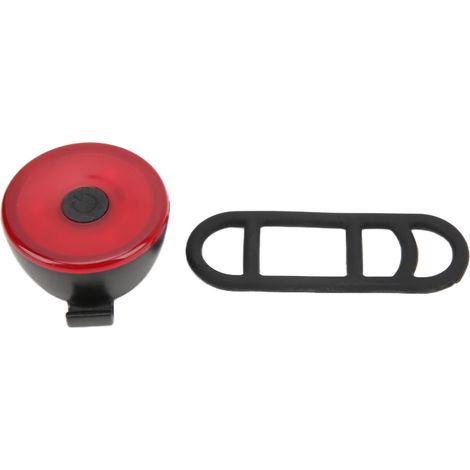 Feu arrière vélo étanche multifonction batterie LED lampe avertissement cycliste (1/5)