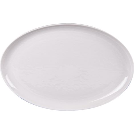 Table Passion - Plat ovale Ecume 30x20,5 cm