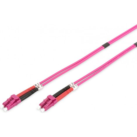 DIGITUS LWL Patchkabel LC - LC 2.00m Multimode Duplex OM4 (DK-2533-02-4)