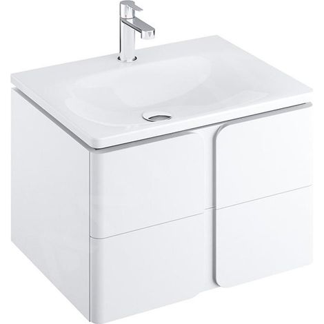 Ravak Balance - Meuble sous lavabo 800x500x465 mm, blanc X000001368 (1/2)