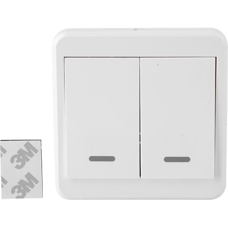 Interrupteur Relais sans Fil 86 AC avec Télécommande, Émetteur & Récepteur, 110-220V, 2 Voies (1/5)